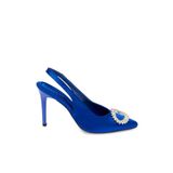 Tergan Mavi Vegan-tekstil Kadın Stiletto - K24ı1ay67328-m11