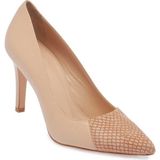 Tergan Nude Hakiki Deri Kadın Stiletto - K24I1AY67174-L5C - Nude_L5C