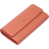 Tergan Pembe Hakiki Deri Kadın Cüzdan - S1CB00005719-S2A - Turuncu_S2A