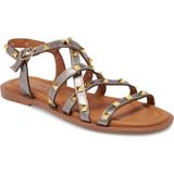 Tergan Platin Hakiki Deri Kadın Sandalet - K25Y1SN67778-M4Q - Platin_M4Q