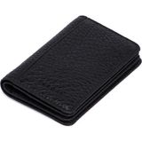 Tergan S1KK00001601 Şık Tasarımlı Erkek Deri Kartlık - SİYAH Düz Desen ile Minimalist Stil - Siyah
