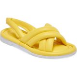 Tergan Sarı Hakiki Deri Kadın Sandalet - K24Y1SN67414-J63 - Sarı_J63