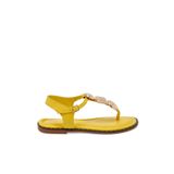 Tergan Sarı Hakiki Deri Kadın Sandalet - K25Y1SN67781-J63