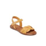 Tergan Sarı Hakiki Deri Kadın Sandalet - K25Y1SN67885-J63