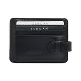 Tergan Siyah Deri Erkek Kredi Kartlık 01533B06 siyah