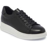 Tergan Siyah Hakiki Deri Erkek Sneaker - E25S1AY57542-A23 - Siyah_A23