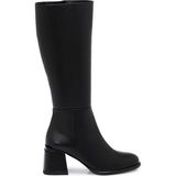Tergan Siyah Hakiki Deri Kadın Çizme - K25K1CM68258-A23 - Siyah_A23