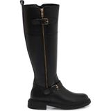 Tergan Siyah Hakiki Deri Kadın Çizme - K25K1CM68345-A23 - Siyah_A23
