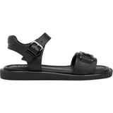 Tergan Siyah Hakiki Deri Kadın Sandalet - K25Y1SN67769-A23 - Siyah_A23