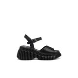 Tergan Siyah Hakiki Deri Kadın Sandalet - K25Y1SN67873-A23