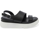 Tergan Siyah Hakiki Deri Kadın Sandalet - K25Y1SN67881-A23 - Siyah_A23