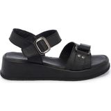 Tergan Siyah Hakiki Deri Kadın Sandalet - K25Y1SN68062-A23 - Siyah_A23