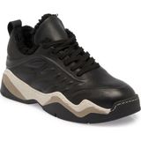 Tergan Siyah Hakiki Deri Kadın Sneaker - K24S1AY67536-A01 - Siyah-A01
