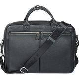 Tergan Siyah Hakiki Deri Unisex Laptop Çantası - S1LC00002897-A41