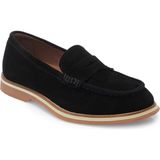 Tergan Siyah Hakiki Süet Deri Erkek Loafer - E25I1AY57308-A01 - Siyah-A01