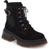 Tergan Siyah Hakiki Süet Deri Kadın Casual Bot - K24K1BT67589-A01 - Siyah_A01