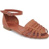 Tergan Taba Hakiki Deri Kadın Sandalet - K25Y1SN67955-A29 - Taba_A29