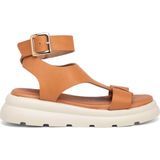 Tergan Taba Hakiki Deri Kadın Sandalet - K25Y1SN67991-A29 - Taba_A29