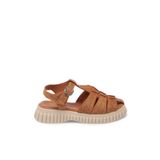 Tergan Taba Hasır - Deri Kadın Sandalet - K25Y1SN67865-A29
