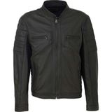 Tergan Yeşil Hakiki Deri Erkek Hakiki Deri Mont - E23BDM310545-T1M - Yeşil_T1M - 5XL
