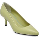Tergan Yeşil Hakiki Deri Kadın Stiletto - K24S1AY67737-S1X - Yeşil-S1X