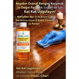 Terlans Ağartılmış Şeffaf Gomalak Cilası 250 ml | Bleached Shellac Polish | Doğal Ahşap Cilası ve Koruyucu | French Polish Uyumlu | Mobilya, Enstrüman ve Ahşap Restorasyon Cilası