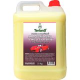 Terlans Araç Temizleyici & Parlatıcı Hızlı Cila 5 Kg + Mikrofiber Bez | Boyalı Yüzey, Plastik Aksam Temizleme | Parfümlü Quick Detailer, İz Bırakmaz Parlaklık