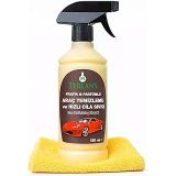 Terlans Araç Temizleyici & Parlatıcı Hızlı Cila 500 ml Sprey + Mikrofiber Bez | Boyalı Yüzey, Plastik Aksam Temizleme | Parfümlü Quick Detailer, İz Bırakmaz Parlaklık
