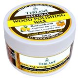 TERLANS Doğal Ahşap Koruyucu Parlatıcı Vaks 250 ml Üstün Koruma + Mikrofiber Bez