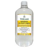 TERLANS Kokusuz Terebentin 1000 ml | Yağlı Boya İnceltici | Kokusuz, Düşük Uçuculu Profesyonel Resim Malzemesi ve Atölye Kullanımı için