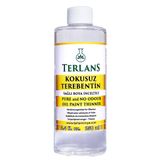 TERLANS Kokusuz Terebentin 250 ml | Yağlı Boya İnceltici | Kokusuz, Düşük Uçuculu Profesyonel Resim Malzemesi ve Atölye Kullanımı için