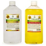 Terlans Kokusuz Terebentin ve Keten Yağı 2x1000 ml Resim Yağı Yağlı Boya Seti Yardımcı Malzemeler