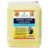 TERLANS Lastik Parlatıcı Jel 5 Kg + UYGULAMA SÜNGERİ Tire Cleaning GEL Extra Glossy
