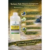 Terlans Parfümlü Halı Yıkama Şampuanı 1 Lt Makine Için Köpük ve Ph Ayarlı Konsantre Şampuan Carpet Cleaning Shampoo