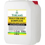 Terlans Parfümlü Halı Yıkama Şampuanı 20 Lt Makine Için Köpük ve Ph Ayarlı Konsantre Şampuan Carpet Cleaning Shampoo