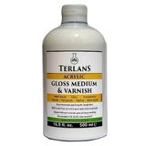 Terlans Su Bazlı Parlak Vernik Akrilik ve Yağlı Boya Koruyucu 500 ml
