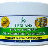 Terlans UV Korumalı Far ve Kaporta Parlatıcı & Pasta Cila 100 ml Headlight Restorer and Polish Cream