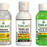 Terlans Yağlı Boya Seti Yardımcı Malzemeler 3x100 Ml Terebentin - Vernik - Boya Temizleyici