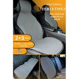 Terletmez Oto Koltuk Koruyucu Kılıf %100 Pamuk 5 Li Tam Set Füme Beyaz Mg 4 Tüm Modeller