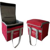 Term Bag Katlanabilir Profesyonel Isı Yalıtımlı Termal Termo Termos Kamp Piknik Çantası Sıcak Soğuk Tutucu 36 Litre - Kırmızı