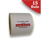 Termal 70X50 cm 15 Rulo Barkod Etiketi