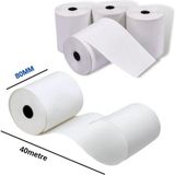 Termal Adisyon Yazıcı Kağıdı Rulosu 80X40 Adisyon Yazıcı Kağıdı (10LU) - Beyaz