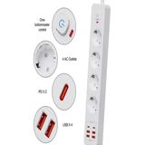 Termal Akım Korumalı 4’Lü Priz 4X Usb 2X Çıkışlı Grup Priz Çoğaltıcı (3500W)