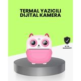 Termal Baskı Özellikli Çocuk Kamerası 1080P Video Destekli KAYALI27-Y7898UKY - Altın