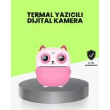 Termal Baskı Özellikli Çocuk Kamerası 1080P Video Destekli - NEXORA2541-8772 - Çok Renkli