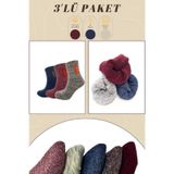 Termal Erkek Havlu Patik Çorap 3'lü Set 3 Çift