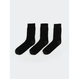 Termal Erkek Soket Çorap 3'lü (W5) - 42 - Black