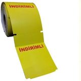 Termal Karton Raf Etıketı Sarı Indırımlı 135X100 250 Adet