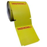 Termal Karton Raf Etiketi Sarı İndirimli 135x100 250 Li