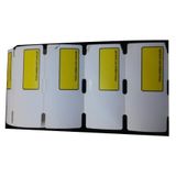 Termal Karton Raf Etiketi Sarı İndirimli 38x80 500 Lü Rulo
